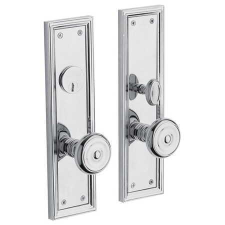 Baldwin Double Cylinder Entry Handlesets Bright Chrome 6547.260.DBLC